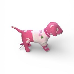 Y2K PINK Victoria’s Secret Pink and White Polka Dot Plush Toy